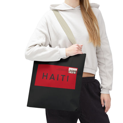 Haiti Postage Limited Edition Heritage Tote Bags Retro Seal Design - CreoleSizzle