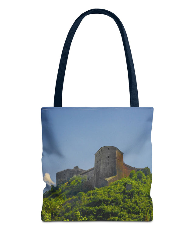 Haitian Citadelle Laferrière Tote Bag – Historical Haiti Travel Bag – Durable All-Over Print Shopping Bag - CreoleSizzle