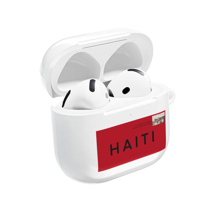 Haiti Postage Stamp Modern Diaspora Tribute AirPods Case Cultural Connection Series