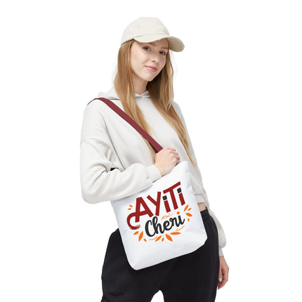 Ayiti Chéri Limited Edition Heritage Tote Bag Sweet Haiti Design - CreoleSizzle