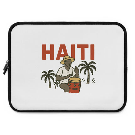 Haiti Roots and Palms Agricultural Heritage Laptop Sleeve Land Legacy Series - CreoleSizzle