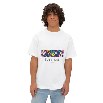 Lanmou “No Bad Days” Sweatshirt Haitian Floral Art Graphic Creole Love Pullover Island Vibes & Cultural Unisex Oversized T-Shirt