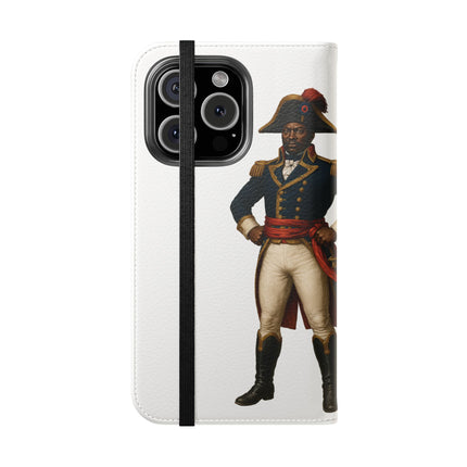 Legacy of Dessalines Limited Heritage Collector’s Tee Flip Case Stylish Phone Wallet Case Revolutionary Leadership Edition