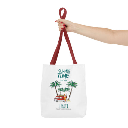 Summer Time Haiti Limited Edition Tropical Design Tote Haitian Beach Vibes - CreoleSizzle