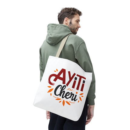 Ayiti Chéri Limited Edition Heritage Tote Bag Sweet Haiti Design - CreoleSizzle
