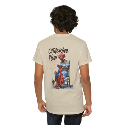 Catherine Flon Legacy in Stitches Tee Haitian Freedom Series Unisex Heavy Cotton T-Shirt