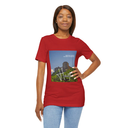 Citadelle Legacy Tee  Haiti’s Unbreakable Spirit Minimalist Heritage Design Unisex Premium T-Shirt