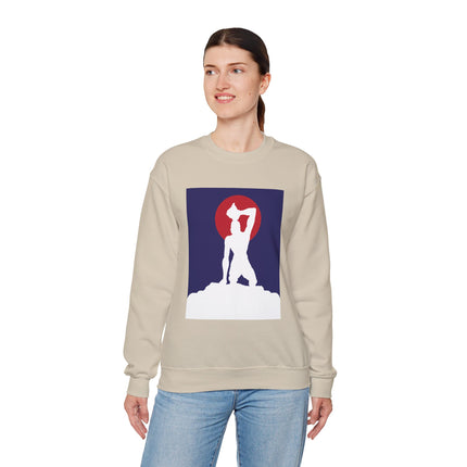 Neg Mawon Rising Haitian Freedom Silhouette Sweatshirt Ancestral Strength Series  Inspirational Unisex Crewneck Sweatshirt