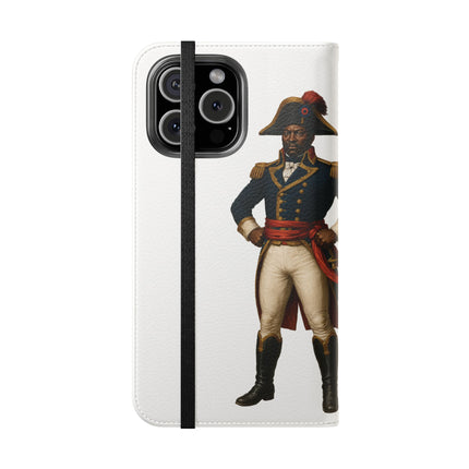 Legacy of Dessalines Limited Heritage Collector’s Tee Flip Case Stylish Phone Wallet Case Revolutionary Leadership Edition