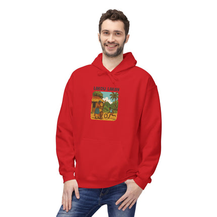 Lakou Memories Unisex Heritage Hoodie Limited Artist Edition Creole Roots Apparel Relaxed Fit Sweatshirt
