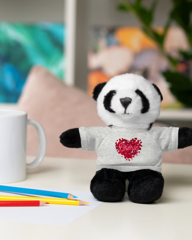 Chérie Romantic Teddy Bear Valentine’s Day Plush Gift with Haitian Flair - CreoleSizzle