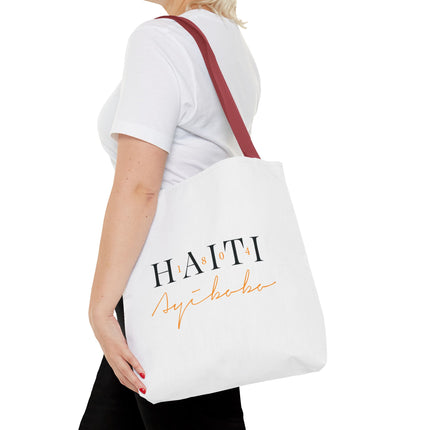 1804 Ayibobo Haiti Heritage Limited Tote Kreyòl Freedom Script Edition - CreoleSizzle