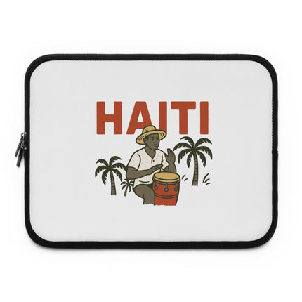 Haiti Roots and Palms Agricultural Heritage Laptop Sleeve Land Legacy Series - CreoleSizzle