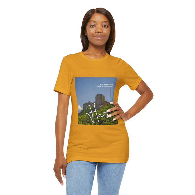 Citadelle Legacy Tee  Haiti’s Unbreakable Spirit Minimalist Heritage Design Unisex Premium T-Shirt