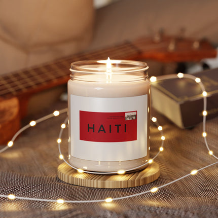 Haiti Postage Stamp Limited Edition Heritage Soy Candle Diaspora Pride
