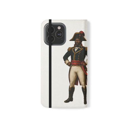 Legacy of Dessalines Limited Heritage Collector’s Tee Flip Case Stylish Phone Wallet Case Revolutionary Leadership Edition