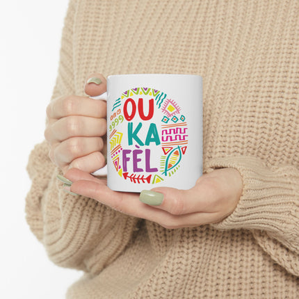 Ou Ka Fè’l Limited Heritage Edition Ceramic Mug Creole Affirmation Design - CreoleSizzle
