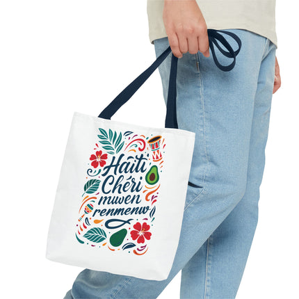 Haiti Chéri Mwen Renmenw Limited Edition Heritage Tote Love Letter to Haiti - CreoleSizzle