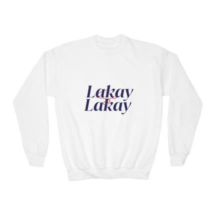 Lakay Lakay Youth Crewneck Sweatshirt Cozy Kids Pullover Haitian Roots Unisex School & Casual Wear
