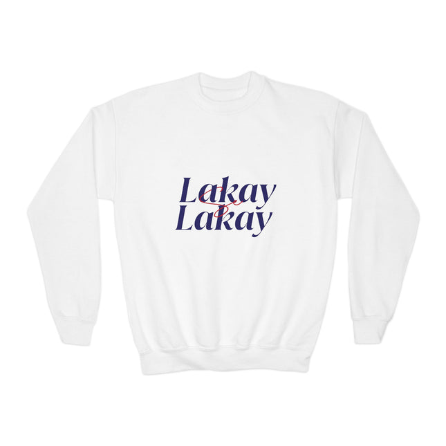 Lakay Lakay Youth Crewneck Sweatshirt Cozy Kids Pullover Haitian Roots Unisex School & Casual Wear