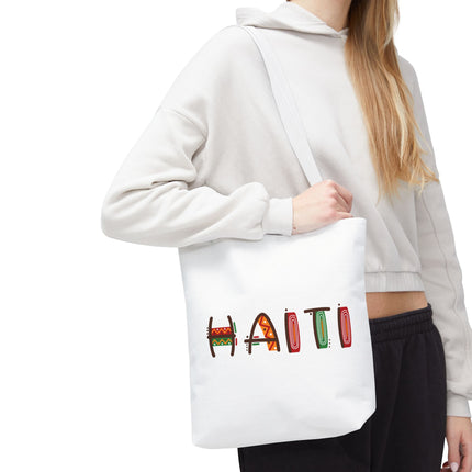 Haiti Art Limited Edition Heritage Tote Bag African Roots Design - CreoleSizzle
