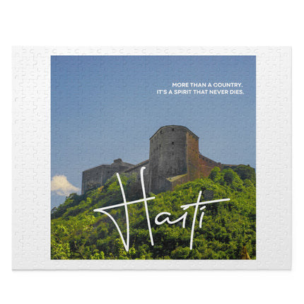 Citadelle Laferrière Spirit That Never Dies Puzzle Minimalist Haitian Heritage Edition - CreoleSizzle