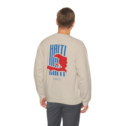 Haiti Heritage Crewneck Bold Identity Sweatshirt Haitian Pride Series | Unisex Premium, Cozy Sweatshirt for Haiti Fans