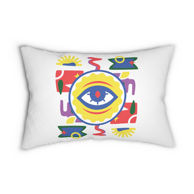 Eye of Protection Afro-Haitian Artist Edition Talisman Pillow Vodou Inspired Design - CreoleSizzle