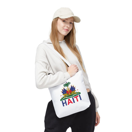 Ayiti Crayon Emblem Educational Heritage Tote Bag Diaspora Kids Edition - CreoleSizzle