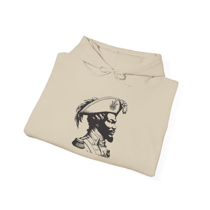 The Visionary’s Resolve Haitian Revolutionary Hoodie Heritage Collection Unisex Heavy Blend™ Bold Graphic Hoodie