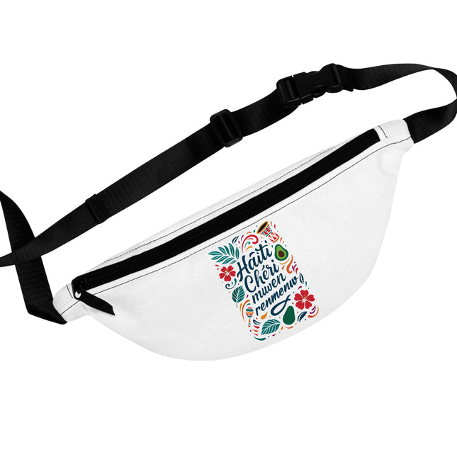 Haiti Chéri Mwen Renmenw Limited Heritage Waist Bag | Diaspora Love Edition