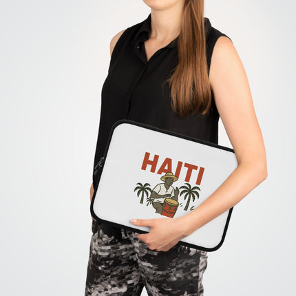 Haiti Roots and Palms Agricultural Heritage Laptop Sleeve Land Legacy Series - CreoleSizzle