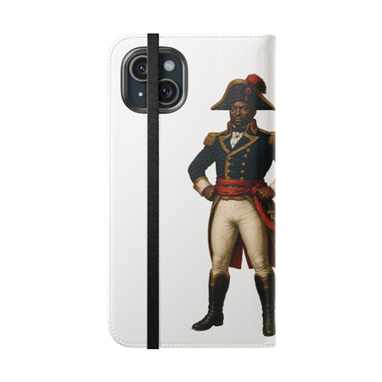 Legacy of Dessalines Limited Heritage Collector’s Tee Flip Case Stylish Phone Wallet Case Revolutionary Leadership Edition