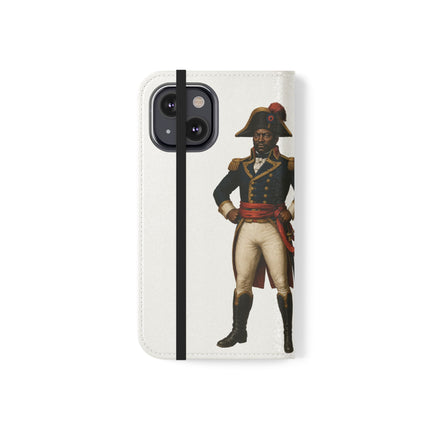 Legacy of Dessalines Limited Heritage Collector’s Tee Flip Case Stylish Phone Wallet Case Revolutionary Leadership Edition