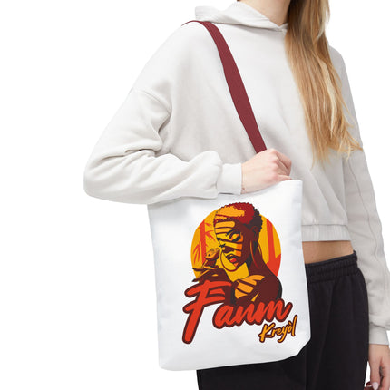 Fanm Kreyòl Limited Edition Heritage Tote Creole Woman Empowerment Design - CreoleSizzle