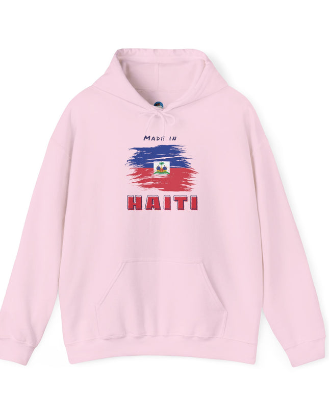 Made in Haiti Hoodie – Haitian Flag Unisex Heavy Blend Sweatshirt – Cozy Cultural Apparel - CreoleSizzle