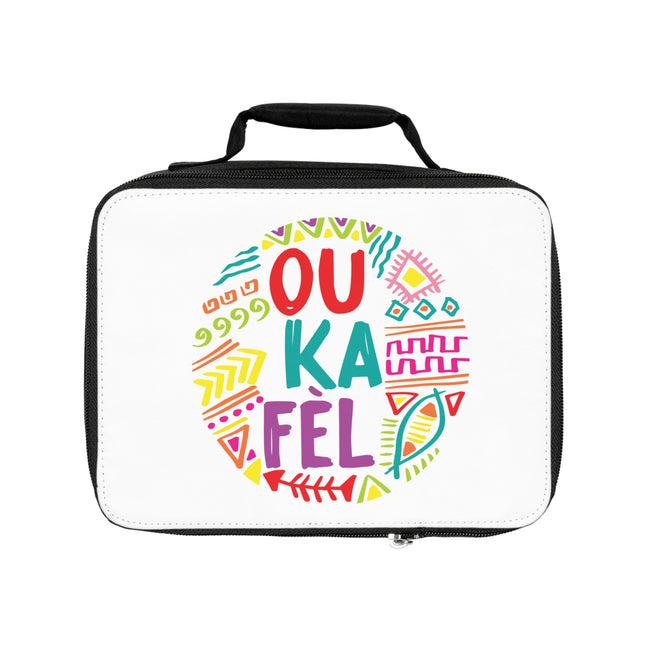 Ou Ka Fè’l Limited Heritage Lunch Bag Motivational Creole Design