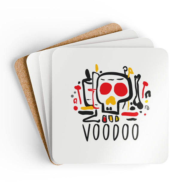 Voodoo Rebellion A Modern Ritual Art Coaster Set Afro-Spiritual Pride Coasters