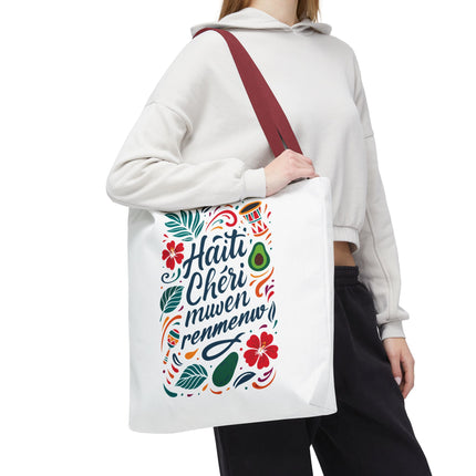 Haiti Chéri Mwen Renmenw Limited Edition Heritage Tote Love Letter to Haiti - CreoleSizzle