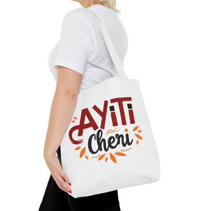 Ayiti Chéri Limited Edition Heritage Tote Bag Sweet Haiti Design - CreoleSizzle