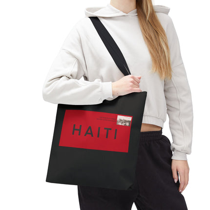 Haiti Postage Limited Edition Heritage Tote Bags Retro Seal Design - CreoleSizzle