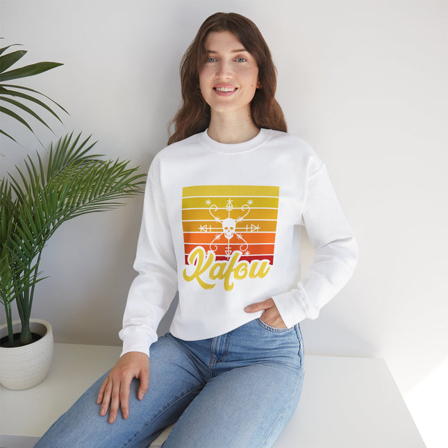 Exclusive Kafou Sweatshirt Symbol of Strength Culture and Spirituality with Comfort and Style - CreoleSizzle