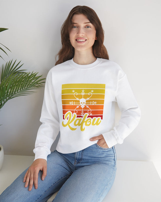 Exclusive Kafou Sweatshirt Symbol of Strength Culture and Spirituality with Comfort and Style - CreoleSizzle