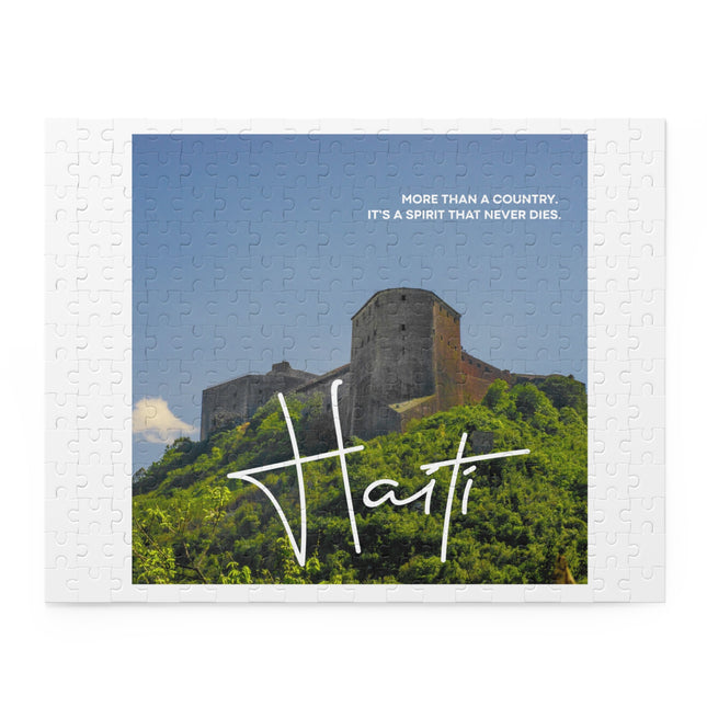 Citadelle Laferrière Spirit That Never Dies Puzzle Minimalist Haitian Heritage Edition - CreoleSizzle