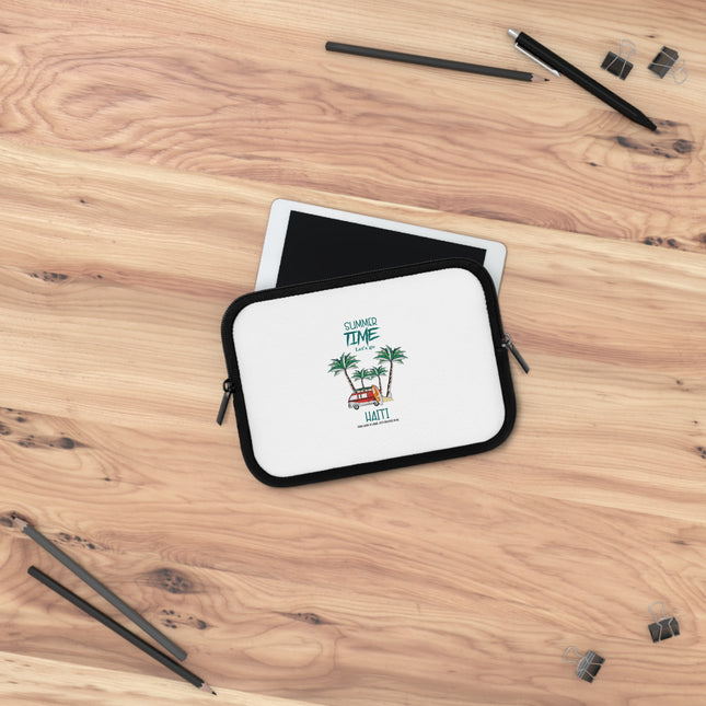 Summer Time Limited Edition Tropical Haiti Laptop Sleeve Creole Heritage Collection - CreoleSizzle