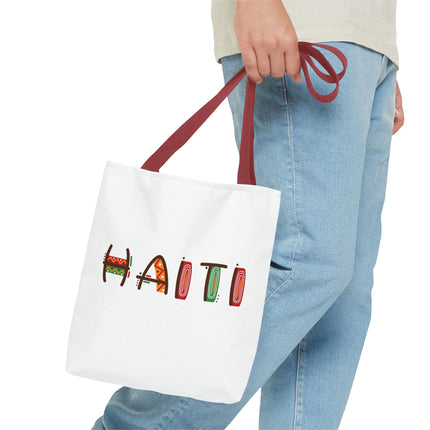 Haiti Art Limited Edition Heritage Tote Bag African Roots Design - CreoleSizzle