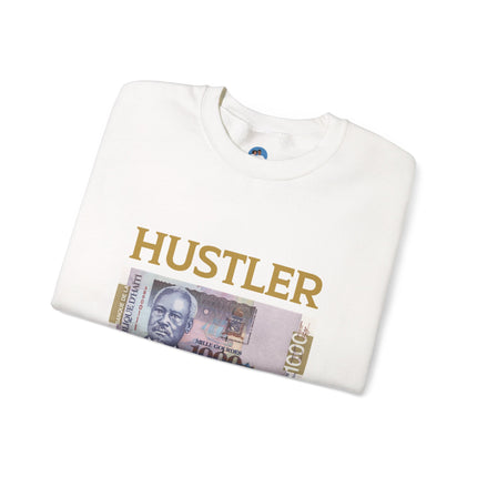 Haitian Hustler Crewneck Sweatshirt Unisex Entrepreneur Streetwear Bold Banknote Graphic Pullover