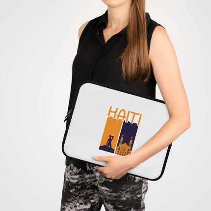 Ayiti Soulscape Neg Marron Cathedral Heritage Laptop Sleeve Faith Freedom Collection - CreoleSizzle