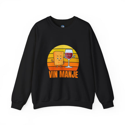 Vin Manje Unisex Sweatshirt Celebrate Haitian Culture with Comfort and Style Culture with Comfort and Style - CreoleSizzle