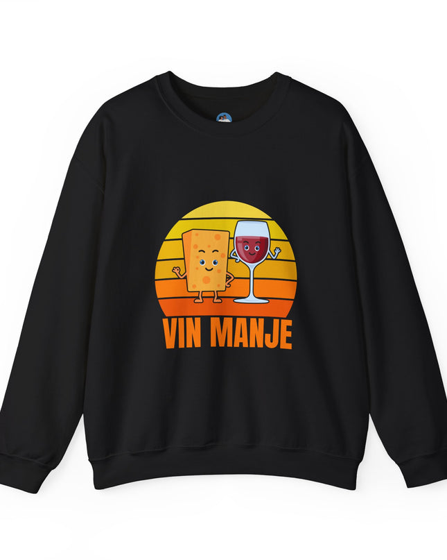 Vin Manje Unisex Sweatshirt Celebrate Haitian Culture with Comfort and Style Culture with Comfort and Style - CreoleSizzle